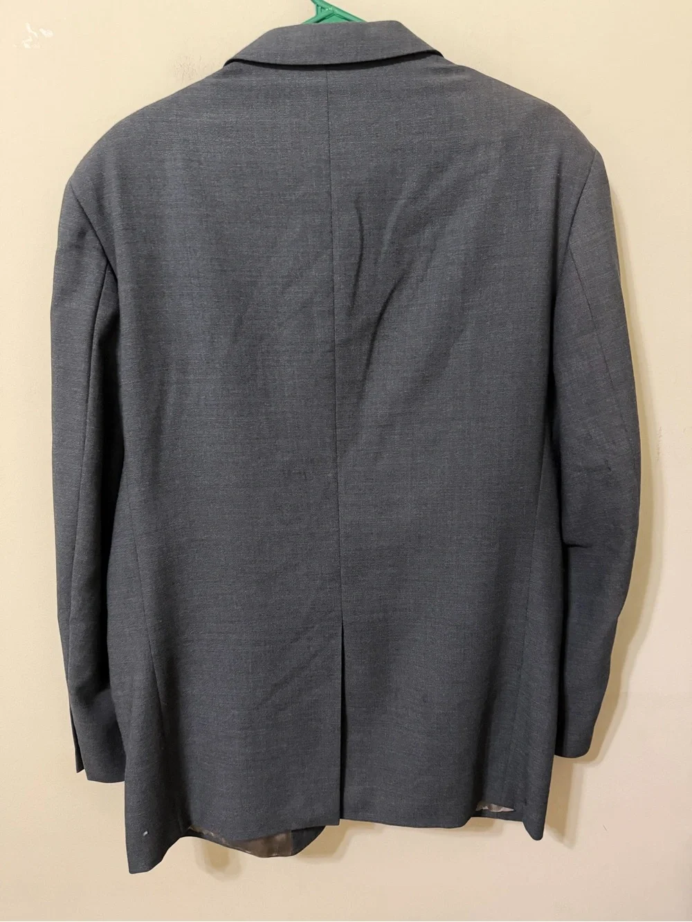 St Michael Marks & Spencer Italian Classic Gray Tailored Jacket merino wool 42r